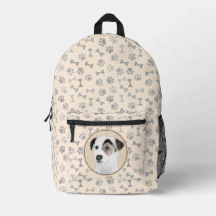 Parson Jack Russell Terrier Painting - Dog Art Printed Backpack