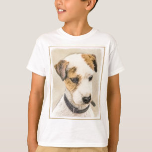 Parson Jack Russell Terrier Painting - Dog Art T-Shirt