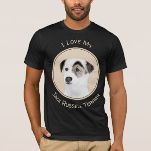Parson Jack Russell Terrier Painting - Dog Art T-Shirt