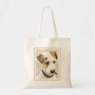 Parson Jack Russell Terrier Painting - Dog Art Tote Bag