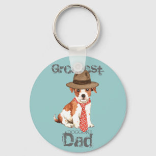 Parson Russell Dad Key Ring