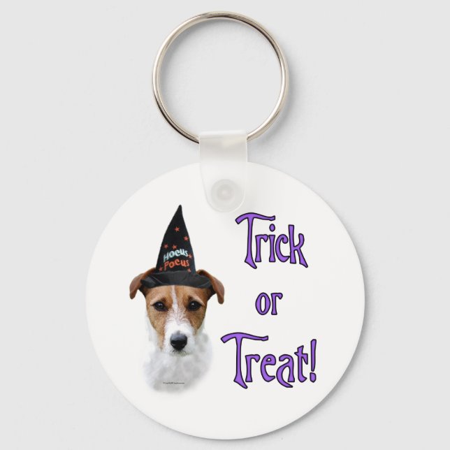 Parson Russell TerrierTrick Key Ring (Front)