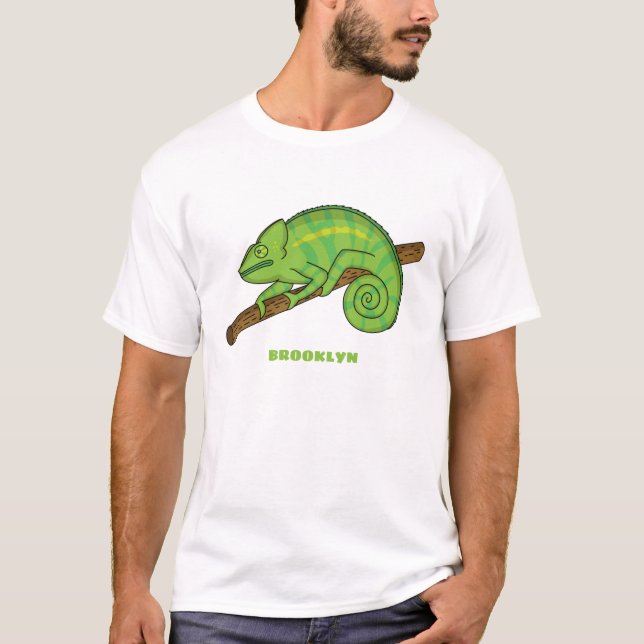 Parson's chameleon illustration T-Shirt (Front)