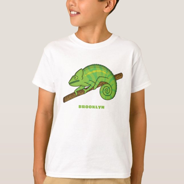 Parson's chameleon illustration T-Shirt (Front)