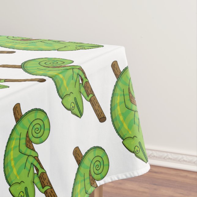 Parson's chameleon illustration  tablecloth (In Situ)
