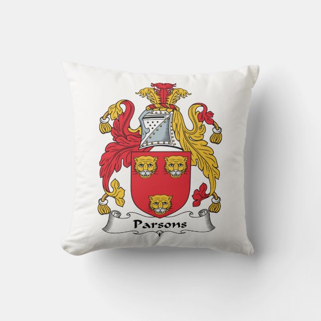 Parsons Family Crest Cushion (Front)
