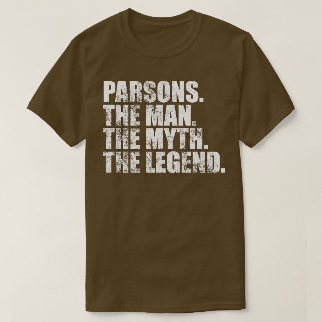 ParsonsParsons Family name Parsons last Name Parso T-Shirt (Design Front)