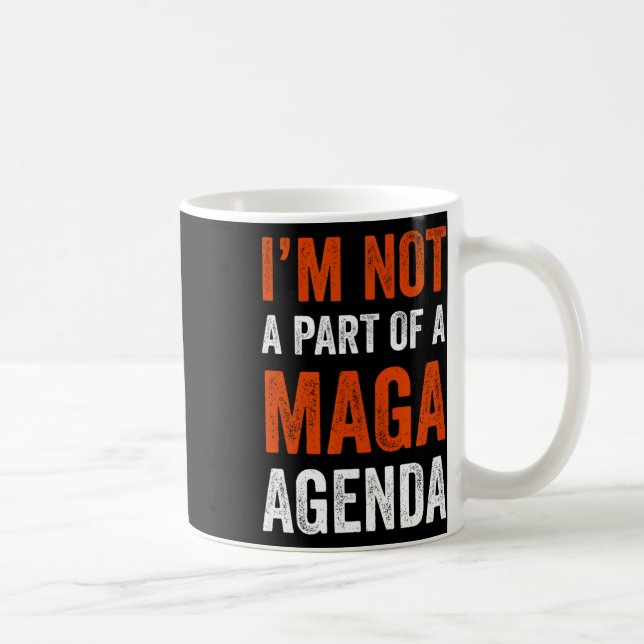 Part Of A Maga Agenda  Coffee Mug (Right)