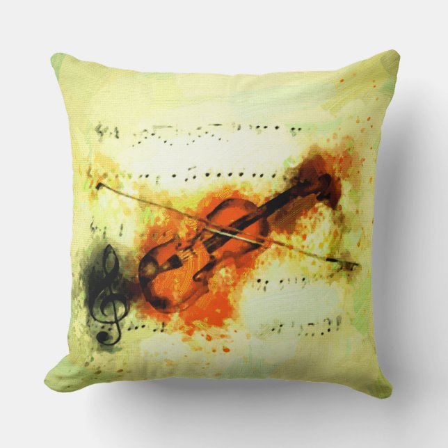 Part Of A Symphony Throw Pillow (Front)