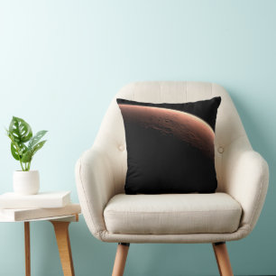 Part Of Mars At The Boundary Of Light And Dark. Cushion