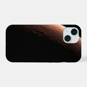 Part Of Mars At The Boundary Of Light And Dark. iPhone 15 Case