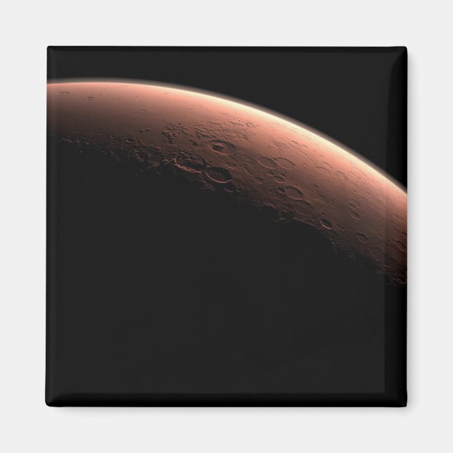Part Of Mars At The Boundary Of Light And Dark. Magnet (Front)