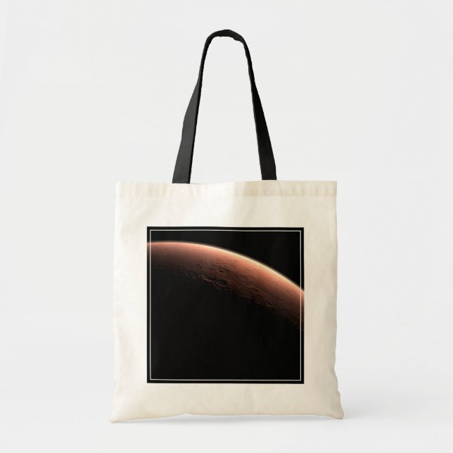 Part Of Mars At The Boundary Of Light And Dark. Tote Bag (Front)