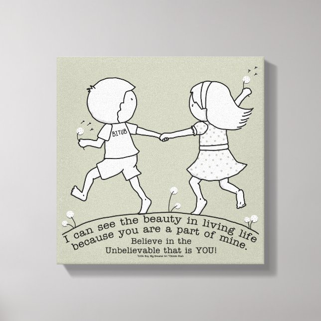 Part of My Life Canvas Print (Front)