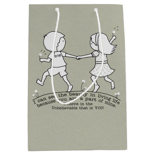 Part of My Life Medium Gift Bag (Front)