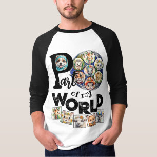 Part of My World Planet Earth Colourful Family Tex T-Shirt