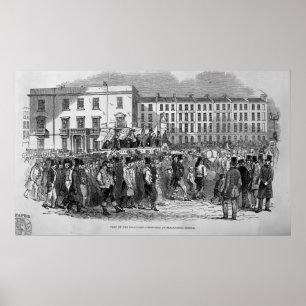 Part of the Chartist Procession Poster