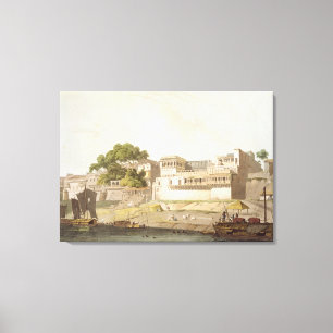 Part of the City of Patna, on the River Ganges, fr Canvas Print