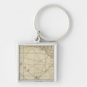 Part of the provinces of Costa Rica and Nicaragua Key Ring