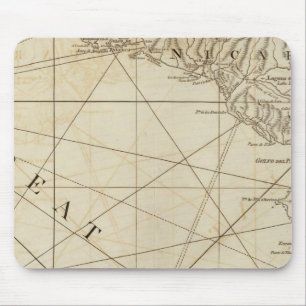 Part of the provinces of Costa Rica and Nicaragua Mouse Pad