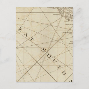 Part of the provinces of Costa Rica and Nicaragua Postcard