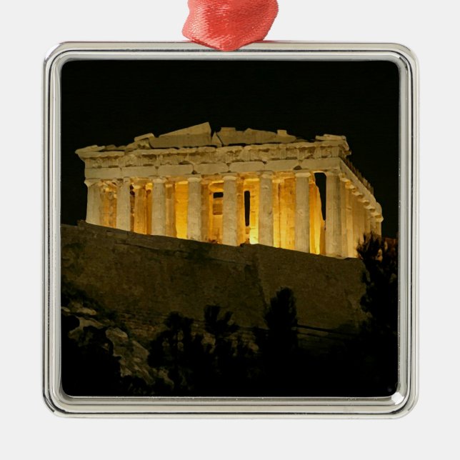 Parthenon 2 metal tree decoration (Front)