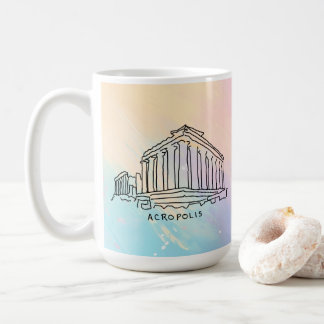 Parthenon Acropolis Athens Greece Travel Souvenir Coffee Mug