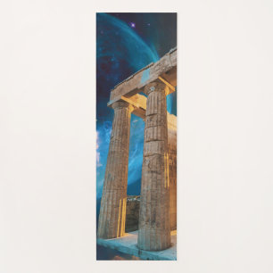 Parthenon Acropolis Greece Meets Space Yoga Mat