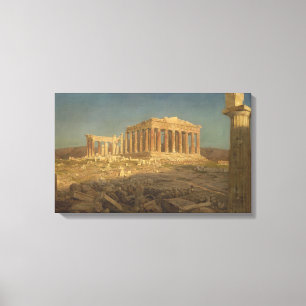 Parthenon (Ancient Greek Temple, Athens Landmark) Canvas Print