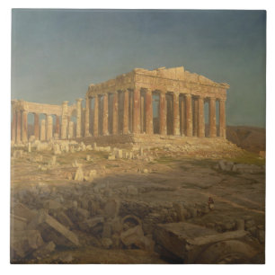 Parthenon (Ancient Greek Temple, Athens Landmark) Tile