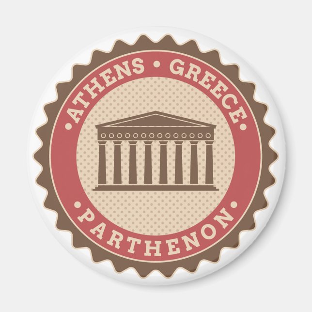 Parthenon Athens Greece Magnet (Front)