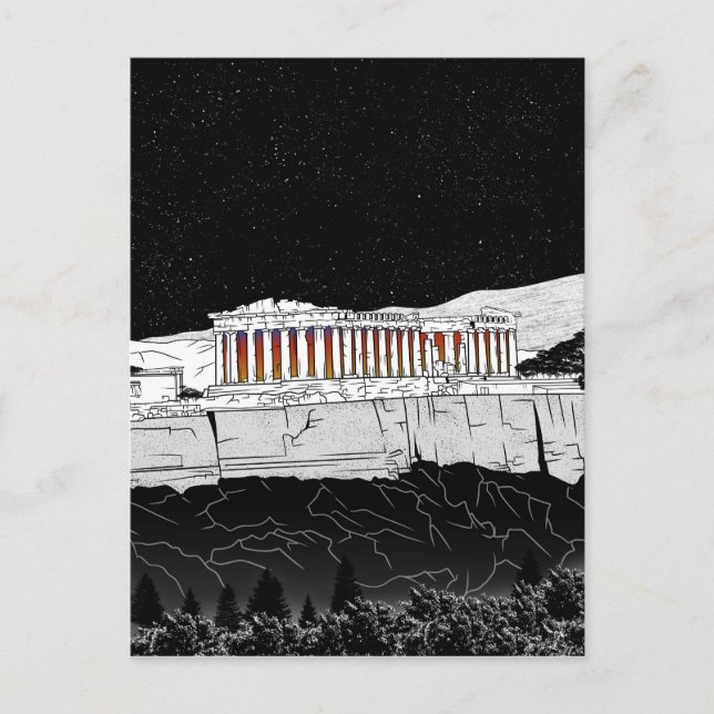Parthenon Athens Greece Postcard (Front)