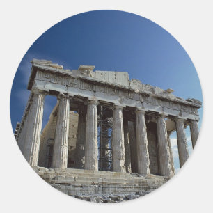 Parthenon Classic Round Sticker