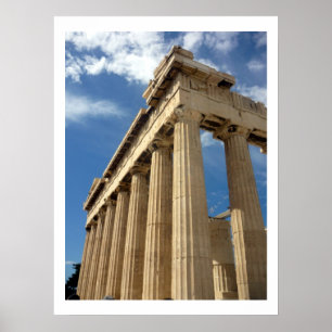 parthenon columns poster