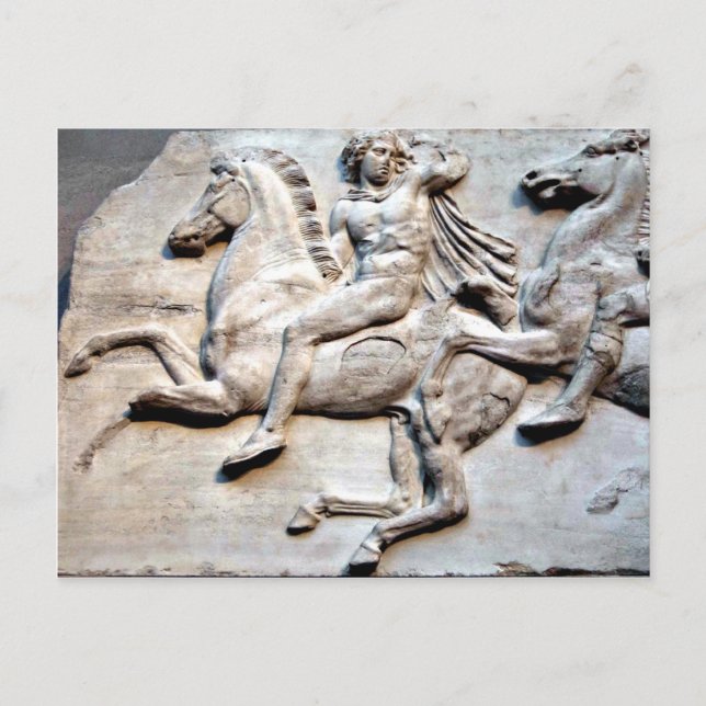 Parthenon Frieze - The British Museum Postcard (Front)
