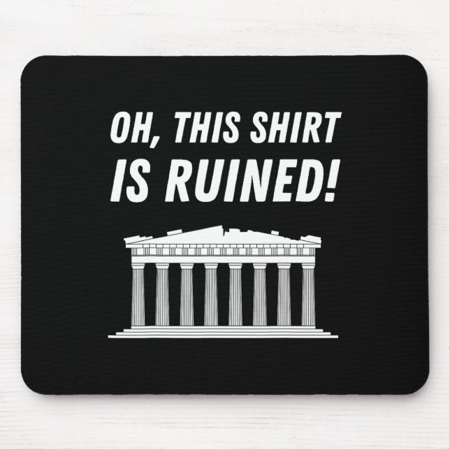 Parthenon Greece And Acropolis Of Athens  Mouse Pad (Front)
