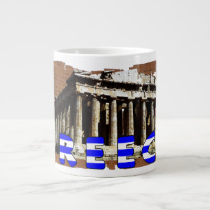Parthenon Greece Large Coffee Mug