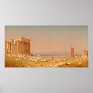 Parthenon Ruins - Sanford Gifford Fine Art Poster