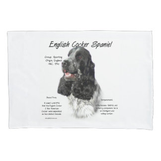 Parti English Cocker Spaniel History Pillowcase
