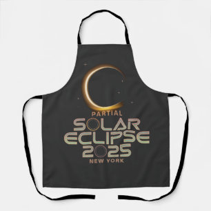 Partial Solar Eclipse 2025 Astronomy Event Apron