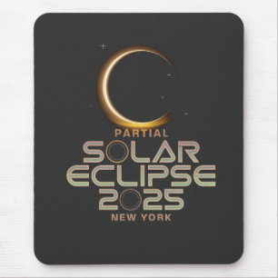 Partial Solar Eclipse 2025 Astronomy Event Mouse Pad