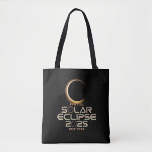 Partial Solar Eclipse 2025 Astronomy Event  Tote Bag
