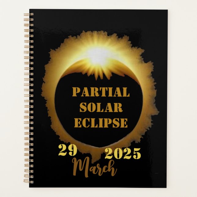 Partial Solar Eclipse Event  Viewing Party Planner (Front)