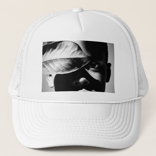 partial to red trucker hat (Front)