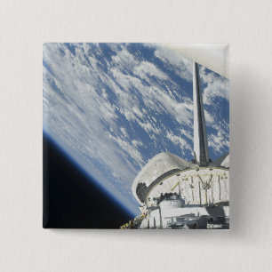 Partial view of Space Shuttle Endeavour 15 Cm Square Badge