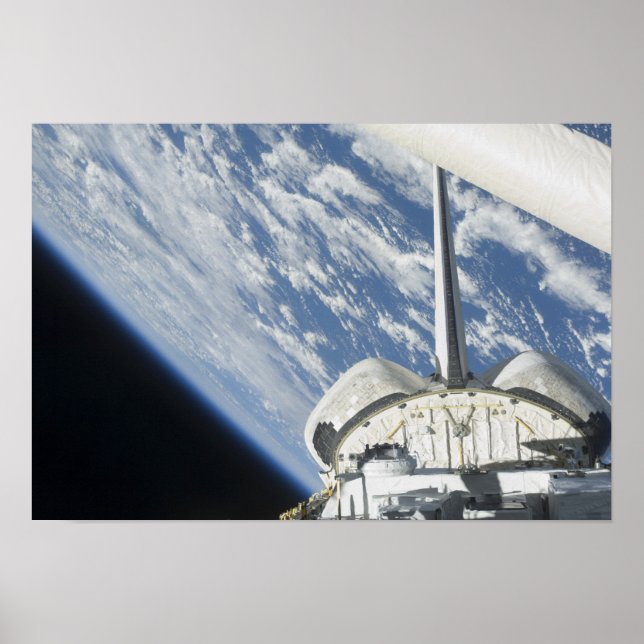 Partial view of Space Shuttle Endeavour Poster (Front)
