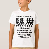Participant Nondescript 10K Marathon T-Shirt