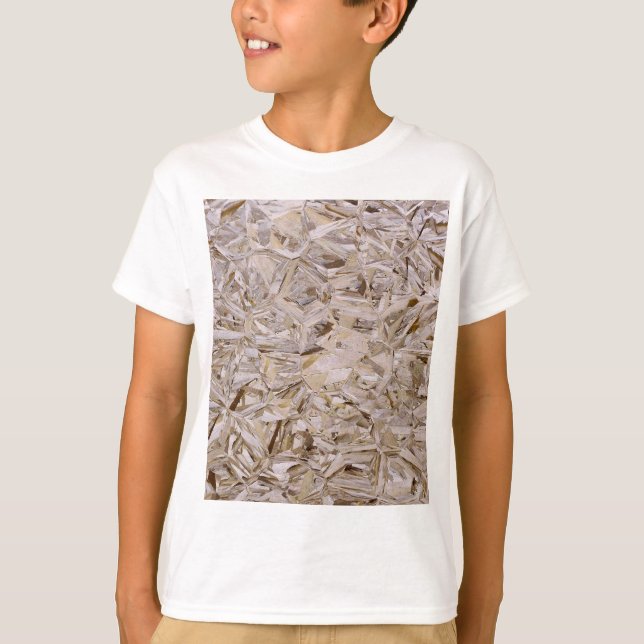 Particle OSB Construction Plywood Print T-Shirt (Front)