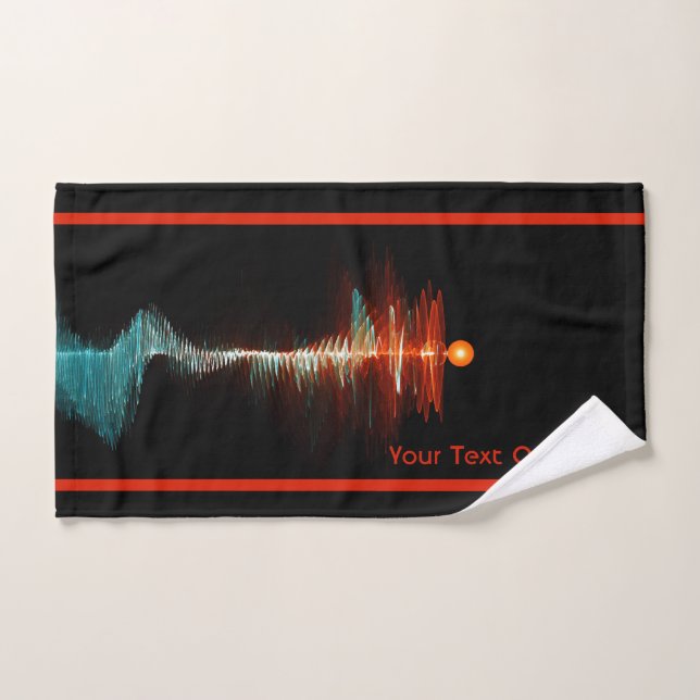 Particle-Wave Duality Bath Towel Set (Hand Towel)