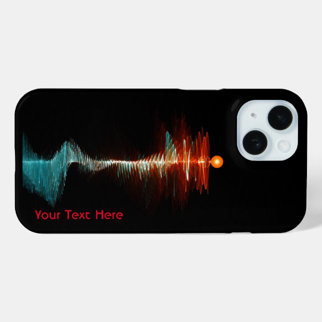 Particle-Wave Duality Case-Mate iPhone Case (Back (Horizontal))